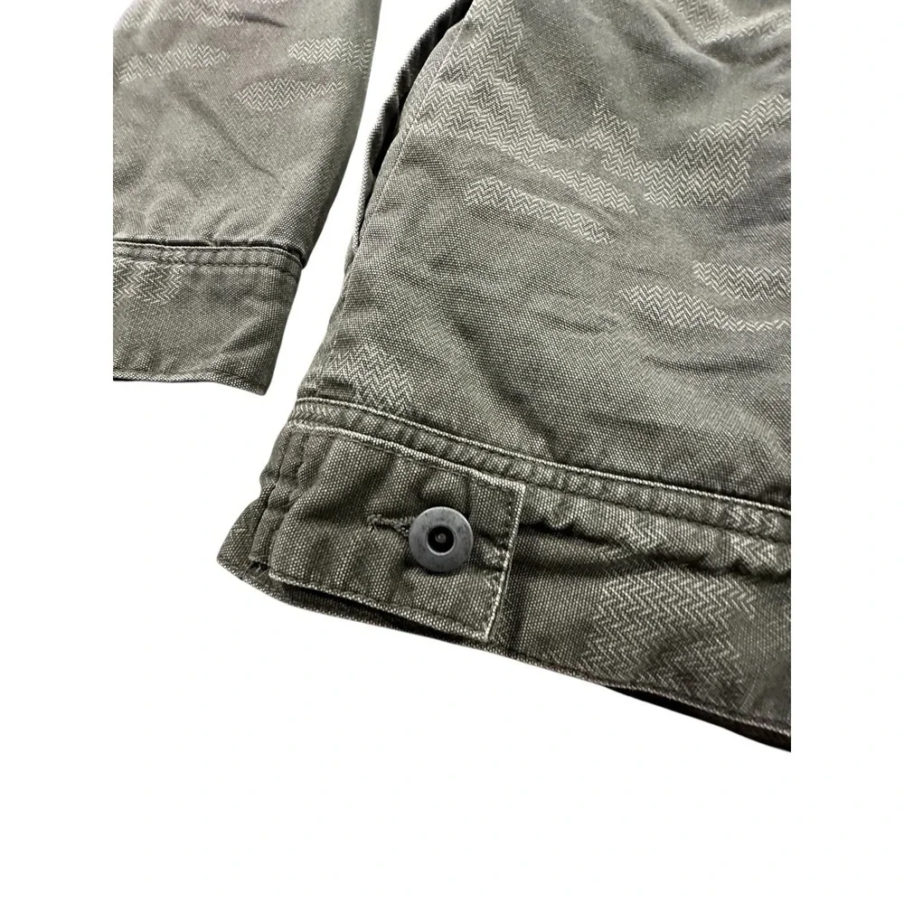 Cat & Jack Jacket Youth Size L (12-14) Green Camo Full Zip Hoodie Fleece‎ Lined